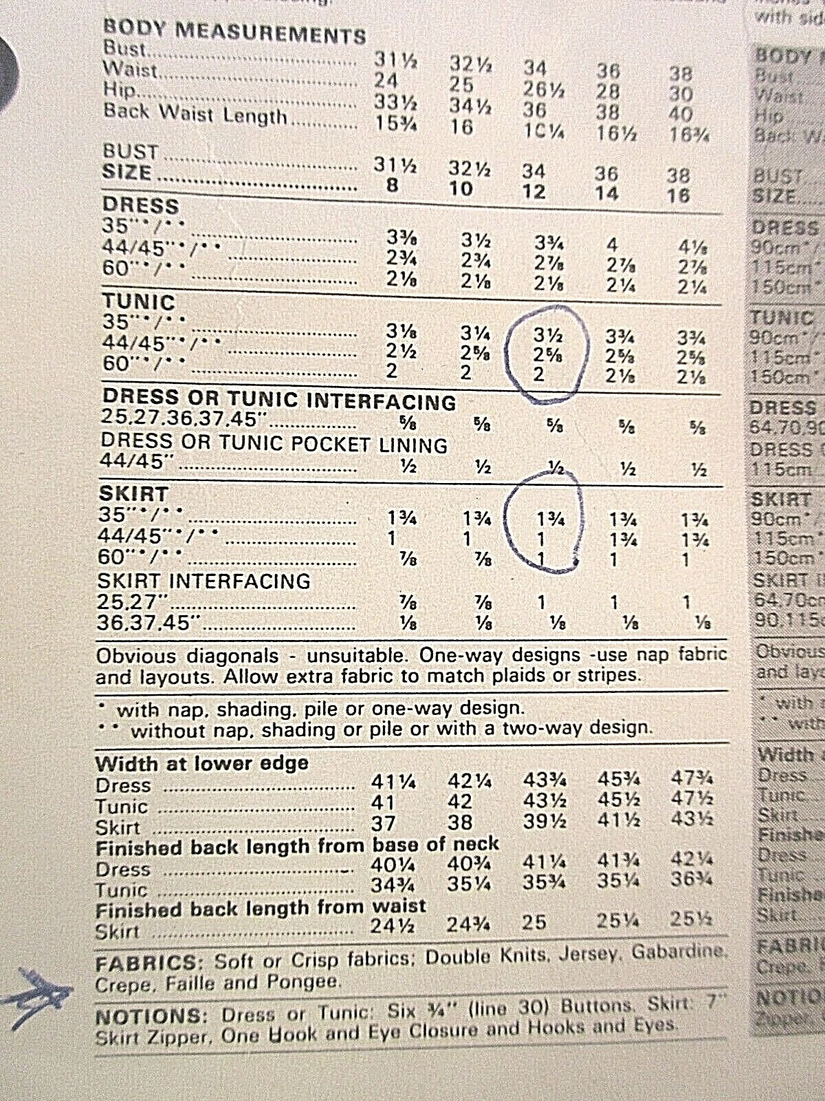 SAINT LAURENT (YSL) Vogue Paris modello originale 2773 Yves Saint Laurent taglia 12