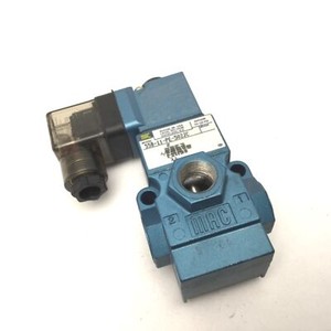 MAC 55B-11-PE-502JC Solenoid Valve Vacuum-150psi, Coil: 24VDC 6W, 1/4"NPTF, N.C.