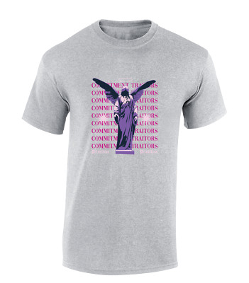 ENGAGEMENT VERRÄTER STATUE HERREN T-SHIRT COOL MODE DESIGN MODERNE KUNST GRAFFITI