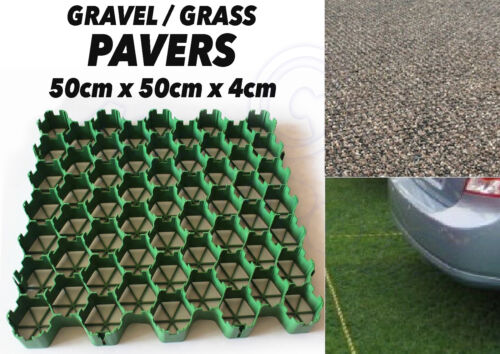 160 x Gravel or Grass GRID Paver Base Path Greenhouse Deck Lawn Gravel Driveway - Picture 1 of 1