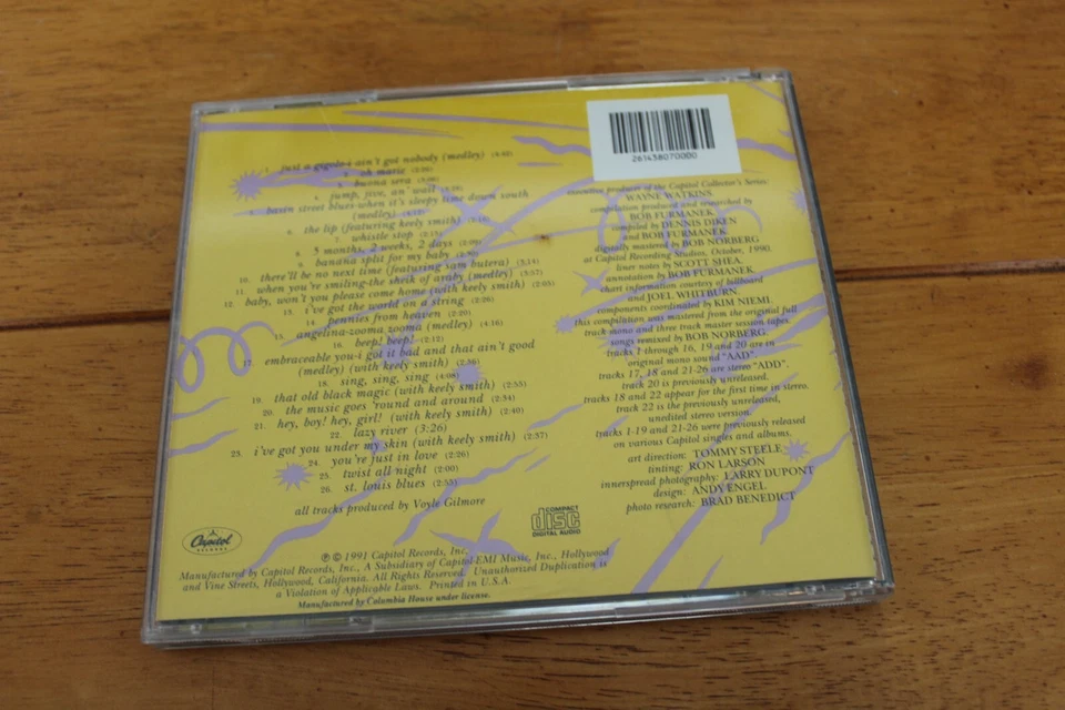 LOUIS PRIMA - CAPITOL COLLECTORS SERIES (CD, 1991) Foto 2 de 4