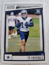 TY FRYFOGLE DALLAS COWBOYS 2022 PANINI - SCORE FOOTBALL CARD #396