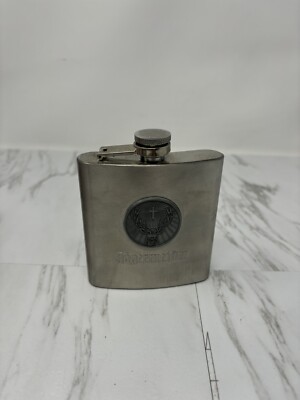 Jägermeister Elk Cross Stainless Steel Liquor Alcohol Flask 6 oz Capacity