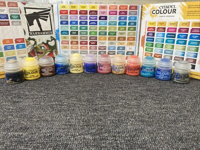 Citadel Farbschicht Malset Games Workshop Warhammer Farben 12 x 12ml Set #1