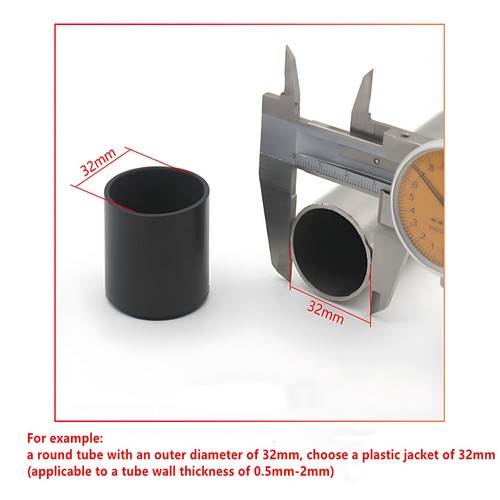 Rubber Chair Leg Tips Caps Non-Slip Round Furniture Feet Pads Protective Covers - Picture 4 of 7