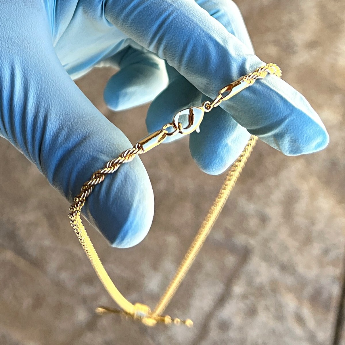 Uomo Donna 14MM Catena Cubana AK47 Collana Con Ciondolo Pistola Ghiacciata AAA Strass Prong Miami Catena A Maglie Cubane Regali Di Gioielli Hip Hop - Foto 3