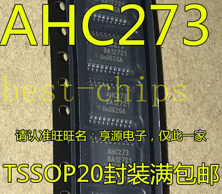 10PCS 74AHC273PW,112 IC OCT D FF POS-EDGE TRG 20TSSOP