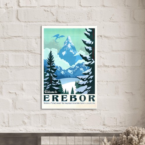 Willkommen in Erebor - HdR Poster - Der Hobbit - Reisedruck - Bild 2 von 7