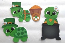 3D UPick St Patricks Day Turtles Scrapbook Card Making Embellishment