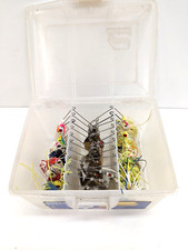 Jig Head Spinner Bait/Fishing Lures Various Colors Lot of 22 In Plano StowAway 