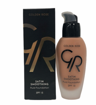 GOLDEN ROSE Flüssiger Make-up-Basis SPF15 Lissant Satiniert 25 Beige Warm NEU