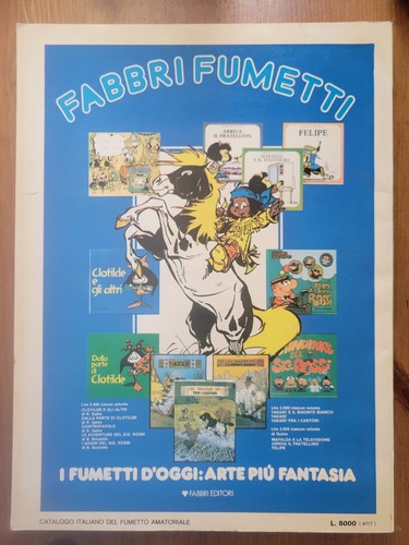 Catálogo Italiano del Cómic Amatoriale 1978 cómics aficionados italianos - Imagen 2 de 2