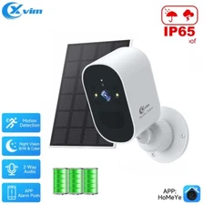 1080P Solar Camera Outdoor Wireless WiFi Solar Battery Powered Security Camera