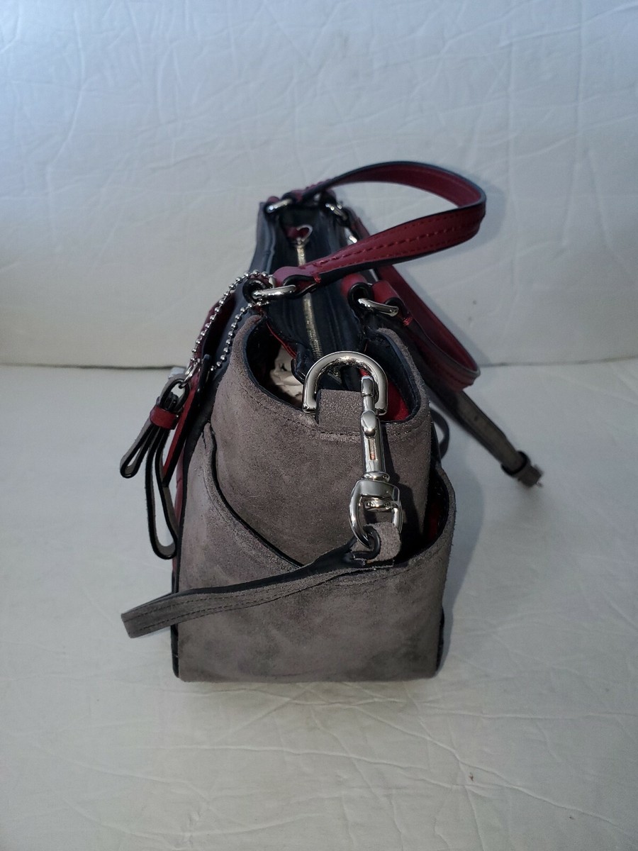 COACH PARK QUILTED COLOR BLOCK MINI TOTE LEATHER SATCHEL $258