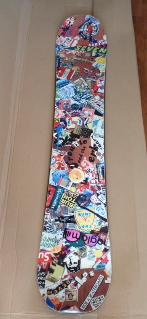 Snowboard Burton 07-08 Seven 157cm Trevor Andrew Twin 3D Camber Freestyle  Rare