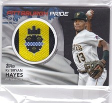 2022 Topps City Flag Commemorative Relics Ke'Bryan Hayes #CFP-KH Patch #153/299