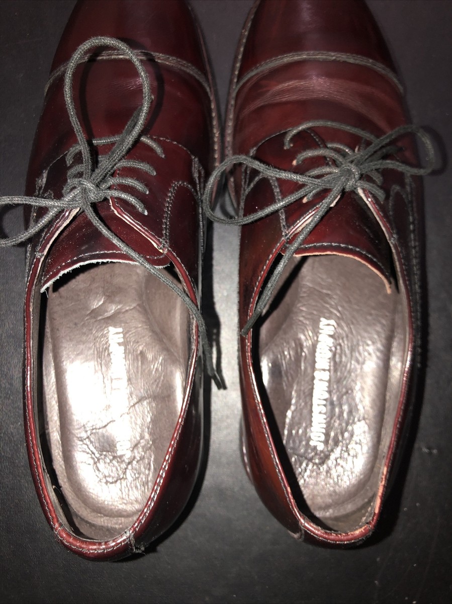 Johnston & Murphy Atchison Cap Toe Burgundy Size 10M 20-3243  display picture 1