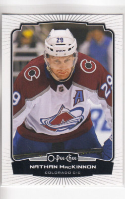 22/23 OPC Colorado Avalanche Nathan MacKinnon Close-Up Head Shot Variation #17