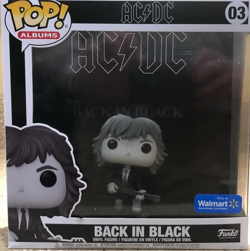 🔥Funko POP! Albums #03 AC/DC Back in Black with Angus Young Walmart Exclusive!
