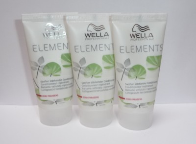 Wella Care Elements Stärkendes Conditioner   3 X 30ml 