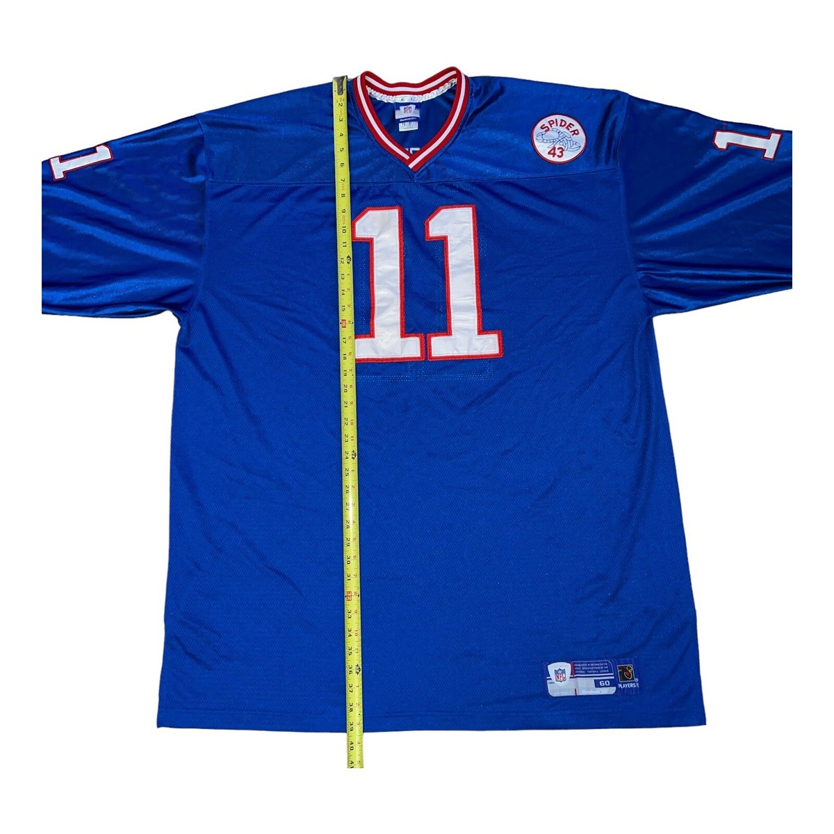 1986 New York Giants Phil Simms Stitched Jersey Size 60 Spider