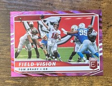 2021 Elite Field Vision Purple #1 Tom Brady /75 #X14367