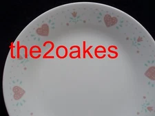 6 Corelle FOREVER YOURS Bread Plates Dessert Salad Sandwich 6-3/4"