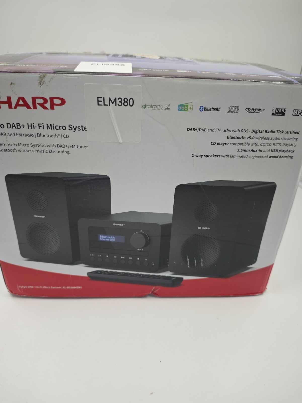 Black Dab Fm Cd Bluetooth Usb Stereo