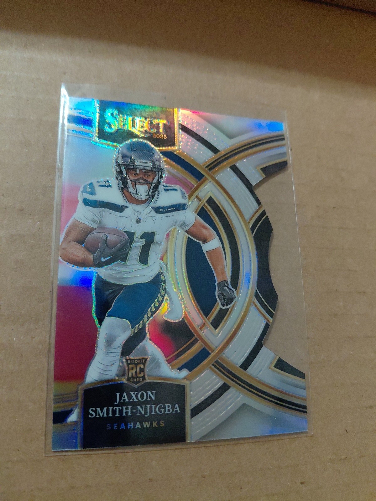 2023 Select Jaxon Smith-Njigba Rookie Silver Prizm Die Cut 174 Premier Level RC