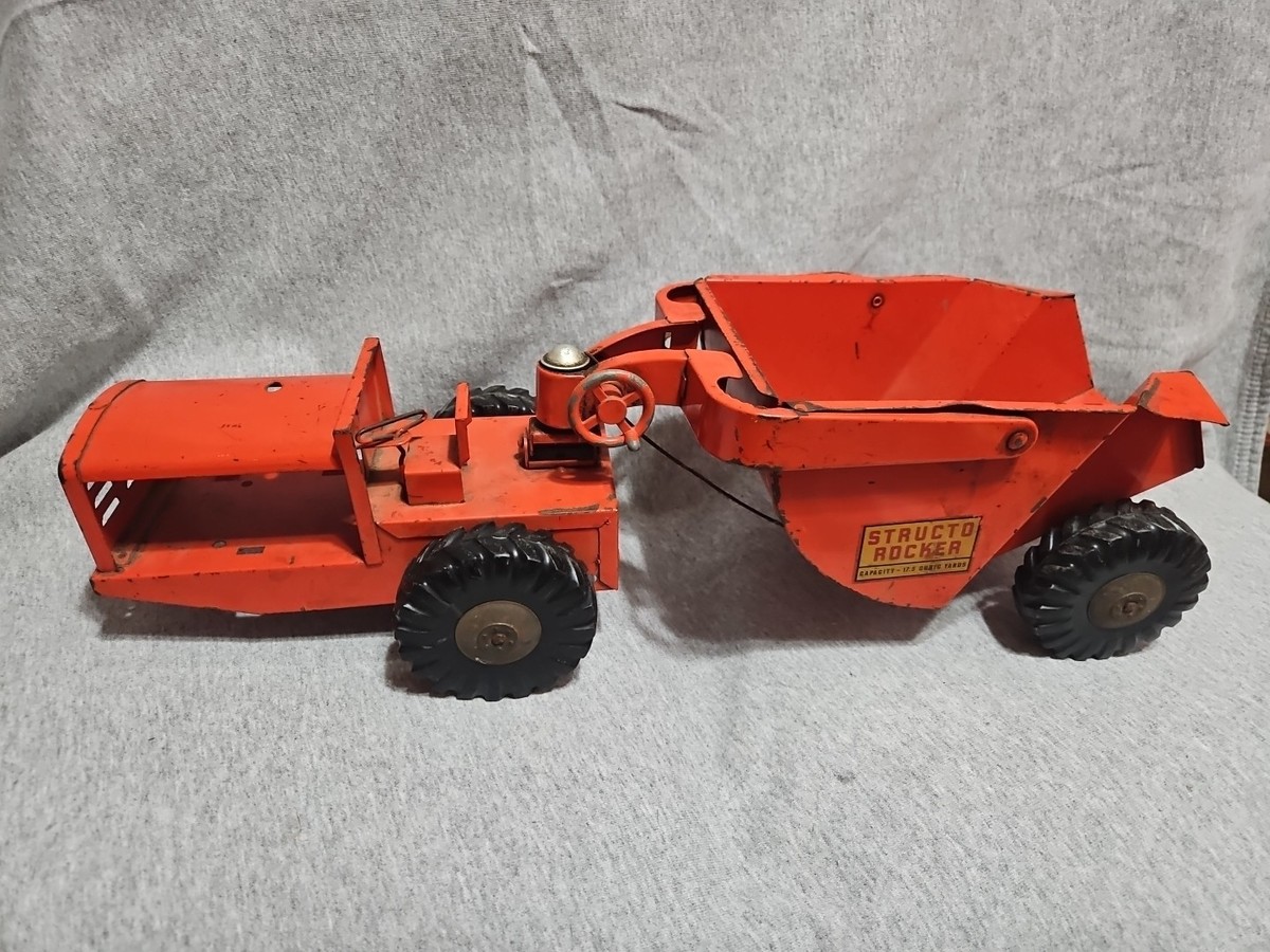 Vintage 1950's Structo Rocker Pressed Steel Toy Construction