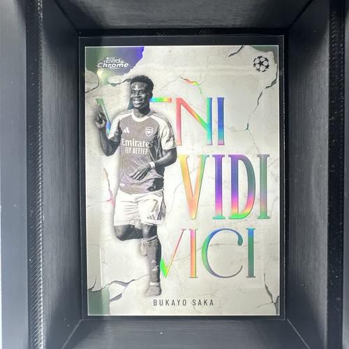 2026 TOPPS Chrome Bukayo Saka Veni Vidi Vici SSP CASE HIT MINT
