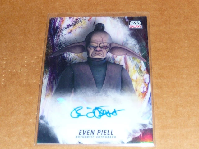 Topps Chrome STAR WARS GALAXY BLAIR BESS AUTOGRAPH/AUTO EVEN PIELL N4010