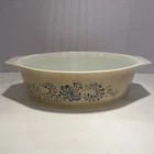 Vintage Pyrex #045 Homestead Oval Casserole Dish 2 1/2 Quart ~ Nice!