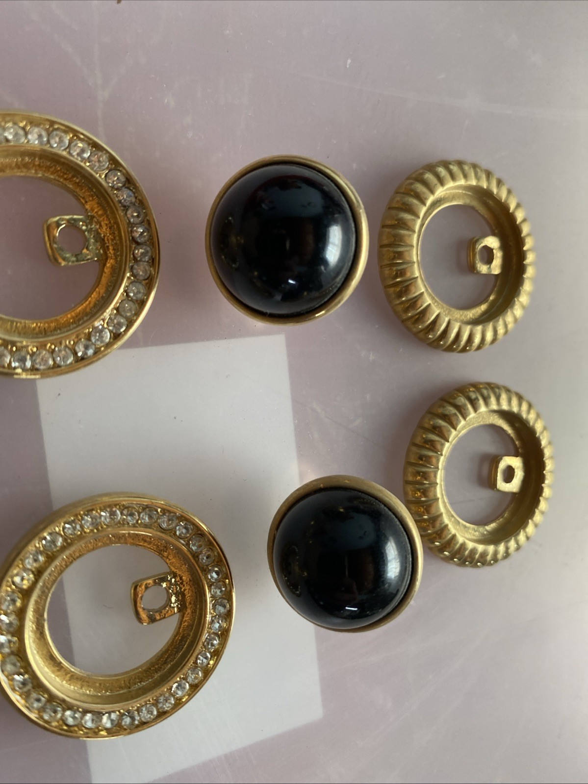 VTG Kenneth Jay Lane (KJL) Interchangeable Gold-T… - image 4