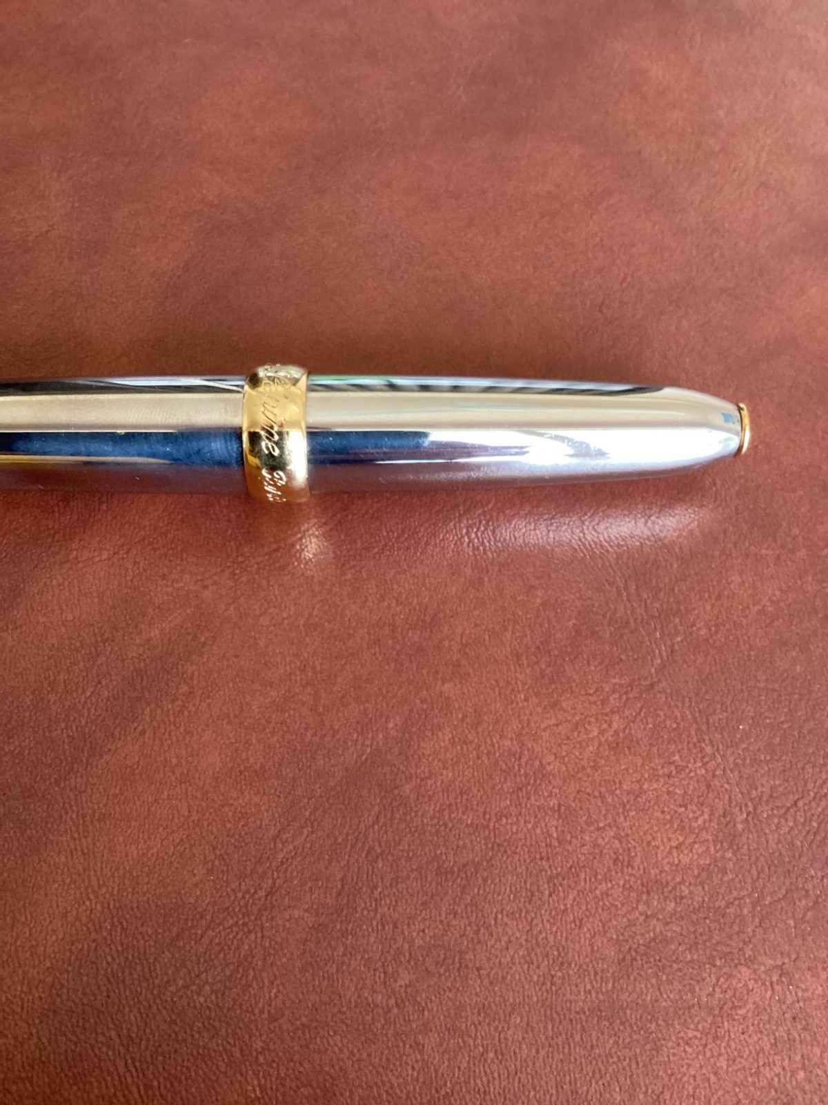 Rare Jean Pierre Lepine "Winston" rollerball pen in polished metal