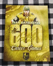 Ivan Barbashev Signed Las Vegas Golden Knights 8x10 Photo