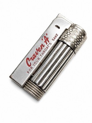IMCO Triplex Austrian Petrol Lighter Caven-A Working Vintage c.60s