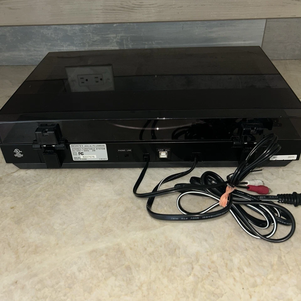 Reproductor de discos Sony PS-LX300USB sistema tocadiscos estéreo USB con cable Foto 4 de 4