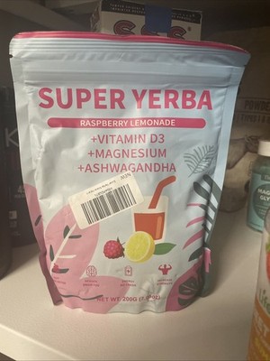 Super Yerba Raspberry Lemonade Instant Tea 20 Servings