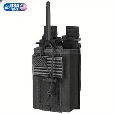 Tactical MOLLE Radio Pouch for Outdoor Walkie Talkie