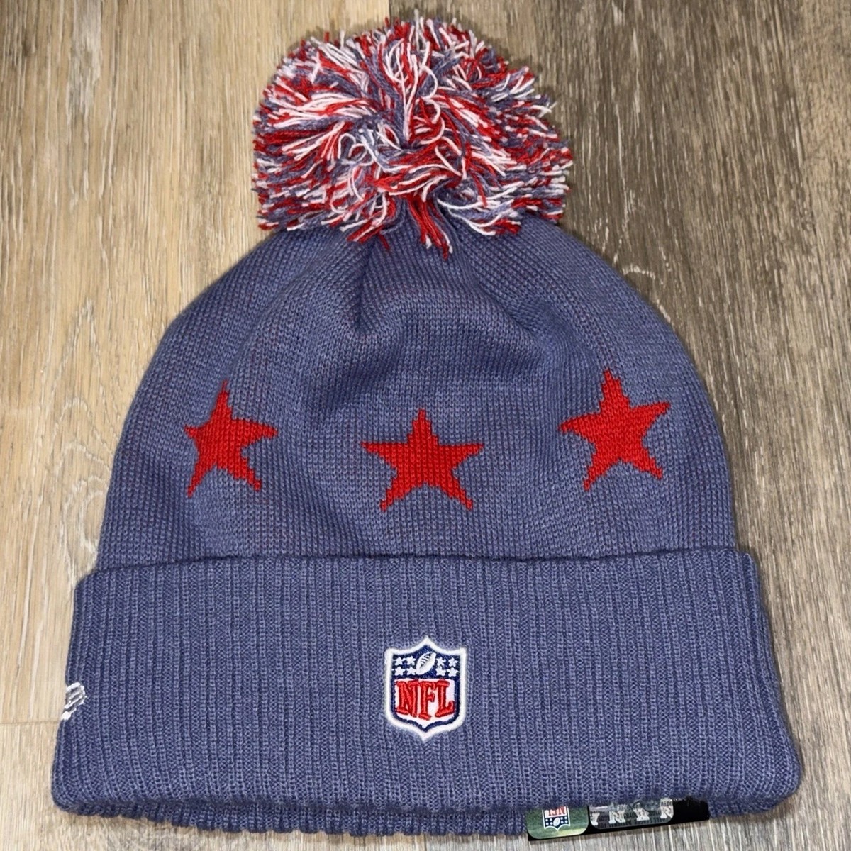 New England Patriots Rivalries New Era NFL Sideline Cuffed Knit
