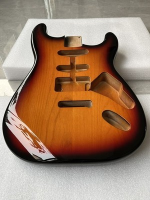 Electric Guitar Body for Fender ST Guitar Poplar Guitar Body HSS Glossy Sunset
