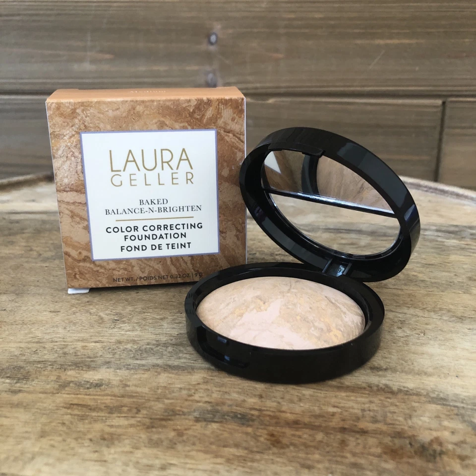 LAURA GELLER  Baked Balance-n-Brighten Color Correcting Foundation Medium 0.32oz - Image 3 of 4