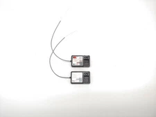 2x Flysky FS-GR3E 3CH 2.4GHz Waterproof Receiver for RC Cars/Drone