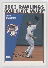 2004 Topps Rawlings Gold Glove Award Torii Hunter #704 0xr2