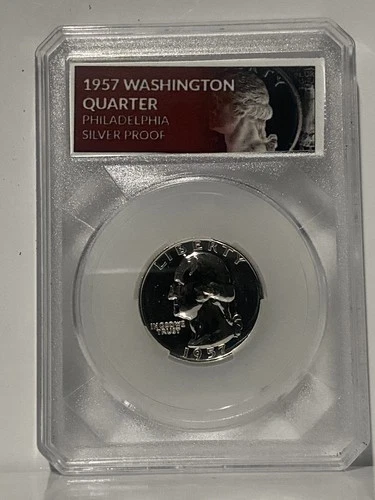 1957 (P) Proof Washington Quarter  90% Silver