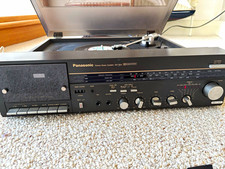 Panasonic SG-V04 Black Stereo System Turntable AM/FM Cassette
