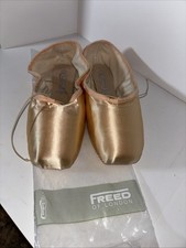 NEW FREED OF LONDON Ballet POINTE SHOES  6.5 XXX C PRO 90 R Maker Pink