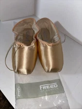 NEW FREED OF LONDON Ballet POINTE SHOES | 6.5 XXX C PRO 90 R Maker Pink