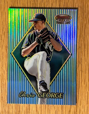 1999 Bowman's Best Refractor #184 Chris George Rookie Card, numbered 225/400. rookie card picture